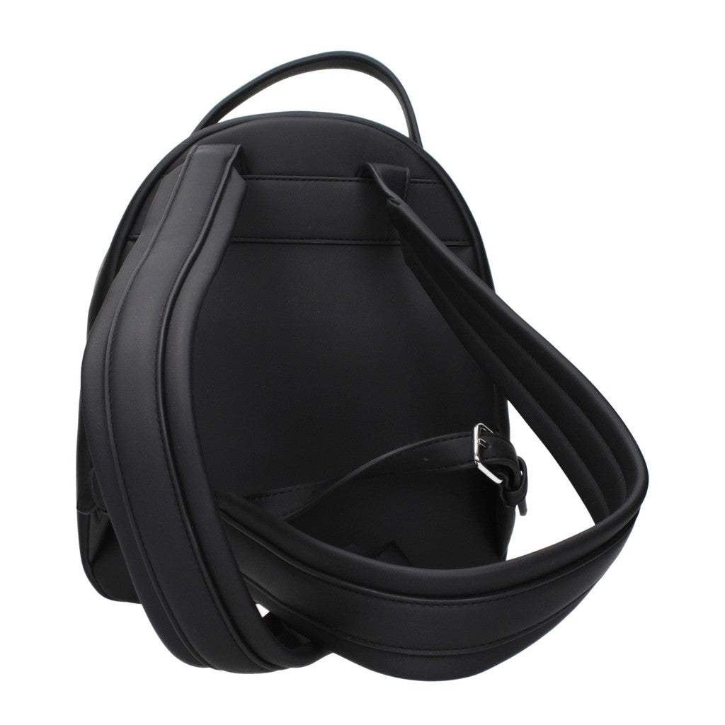 Love Moschino Compacte rugzak – Zwart / Zilver
