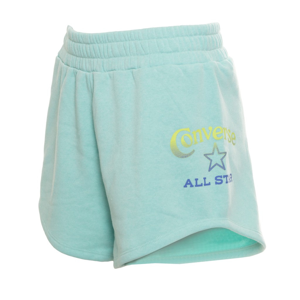 Converse Effen short met bedrukt logo – Mintgroen