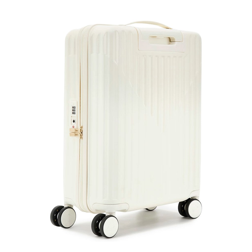 Guess Compacte trolley met ritssluiting – Wit