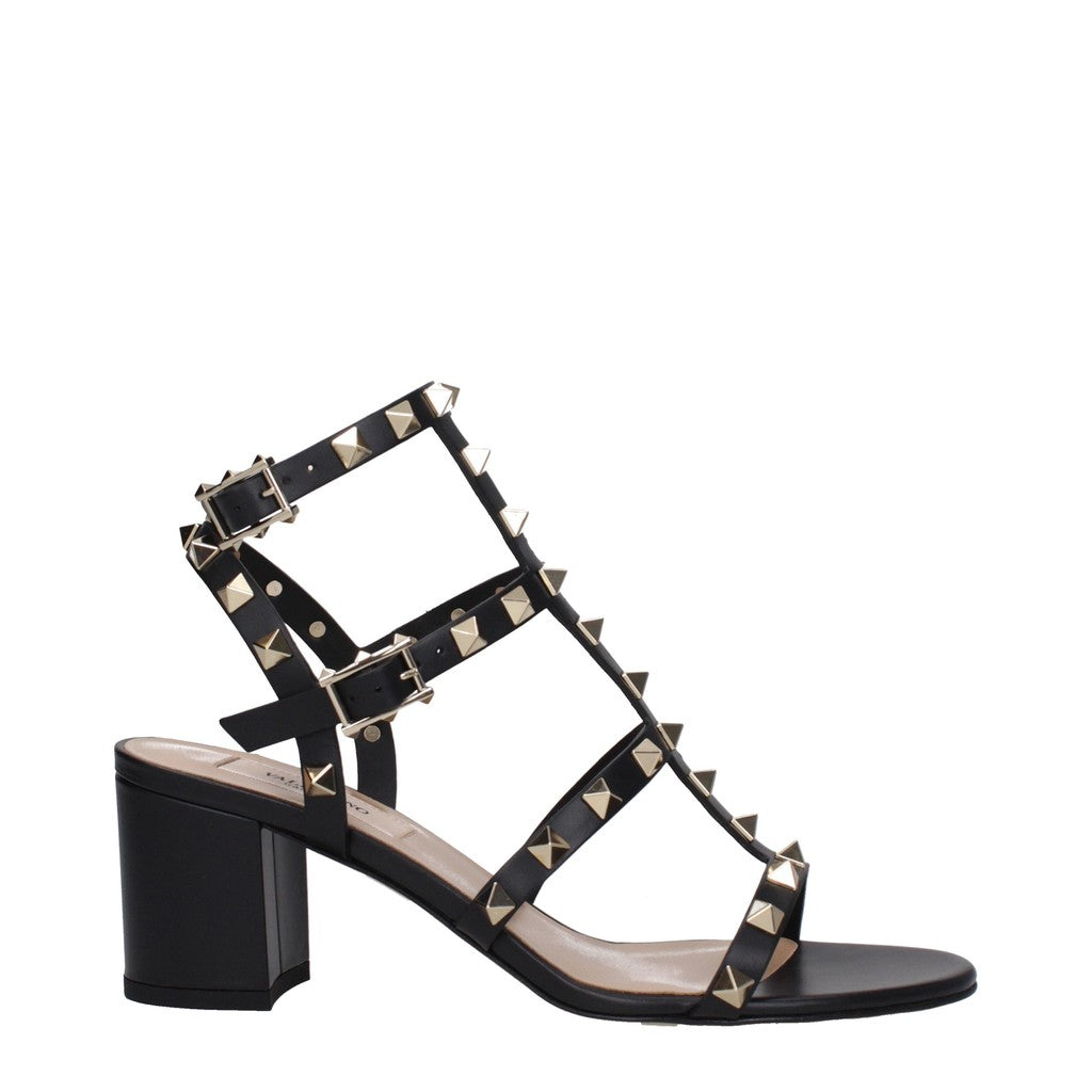 Valentino Garavani Rockstud Sandalen – Zwart