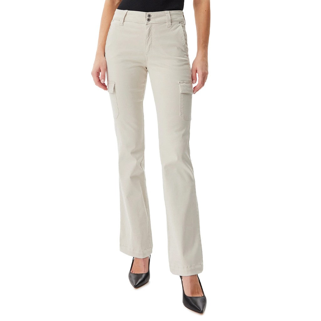 Guess Palazzobroek met paspelzakken – Zand