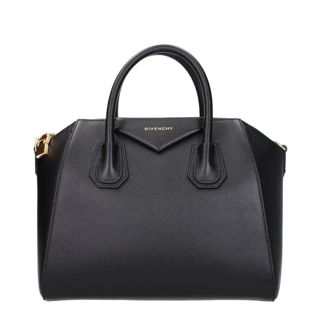 Givenchy Antigona Handtas met goudkleurige details – Zwart