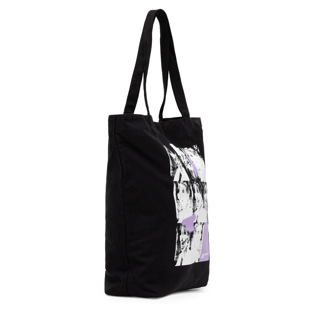 Karl Lagerfeld Shopper met magneetsluiting en bedrukt logo – Zwart