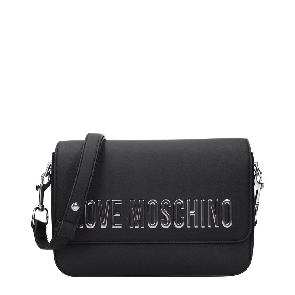 Love Moschino Slanke schoudertas – Zwart / Zilver