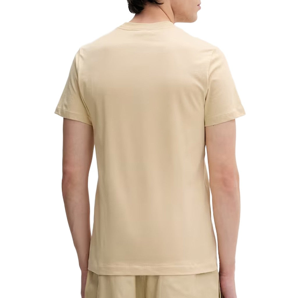 Karl Lagerfeld Slim fit T-shirt met framelogo – Beige