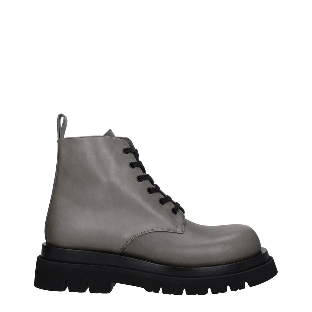 Bottega Veneta Leren boots met hak – Grijs