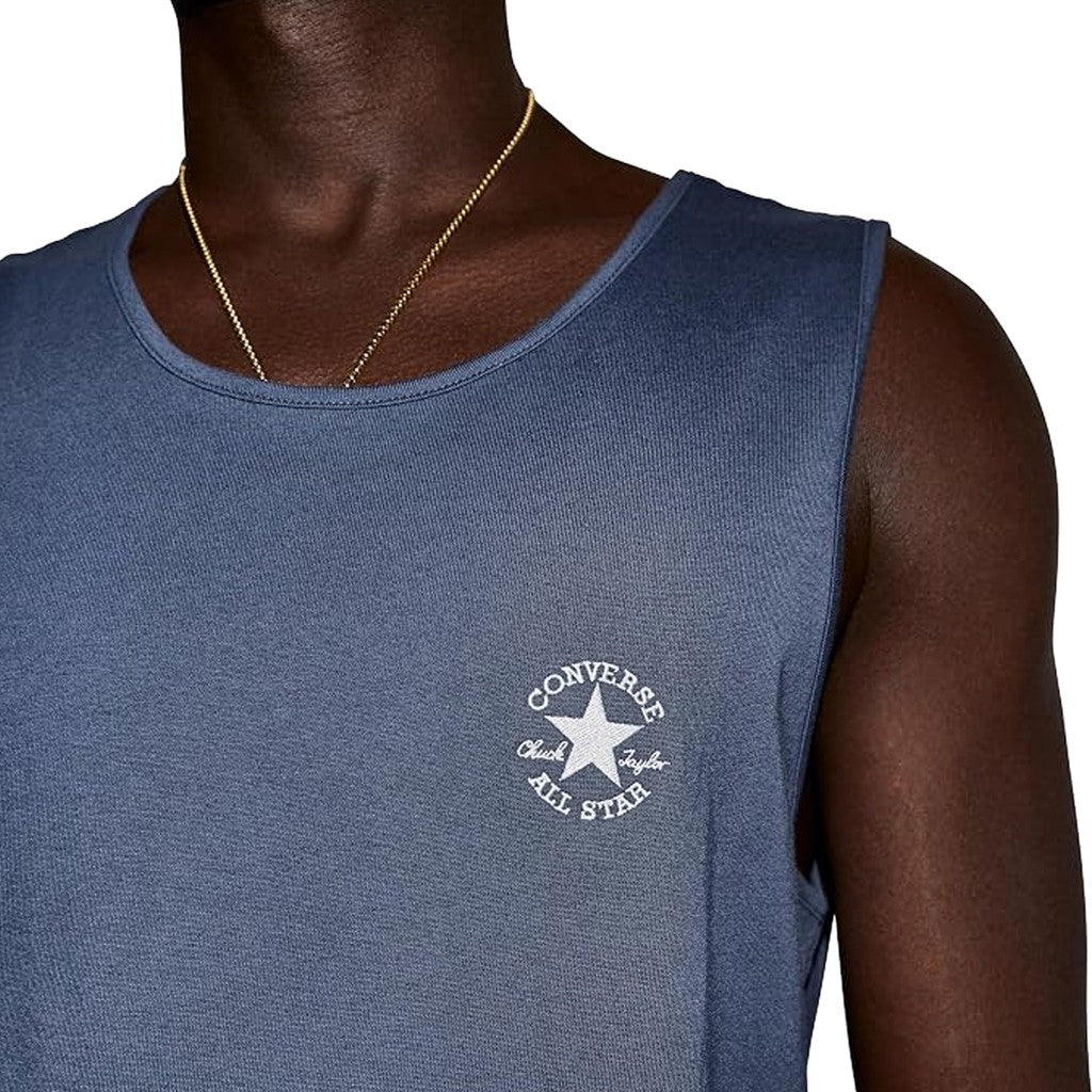 Converse Tanktop met geborduurd logo – Blauw