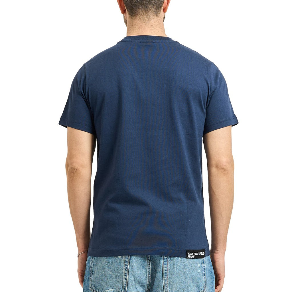 Karl Lagerfeld Slim fit T-shirt – Donkerblauw