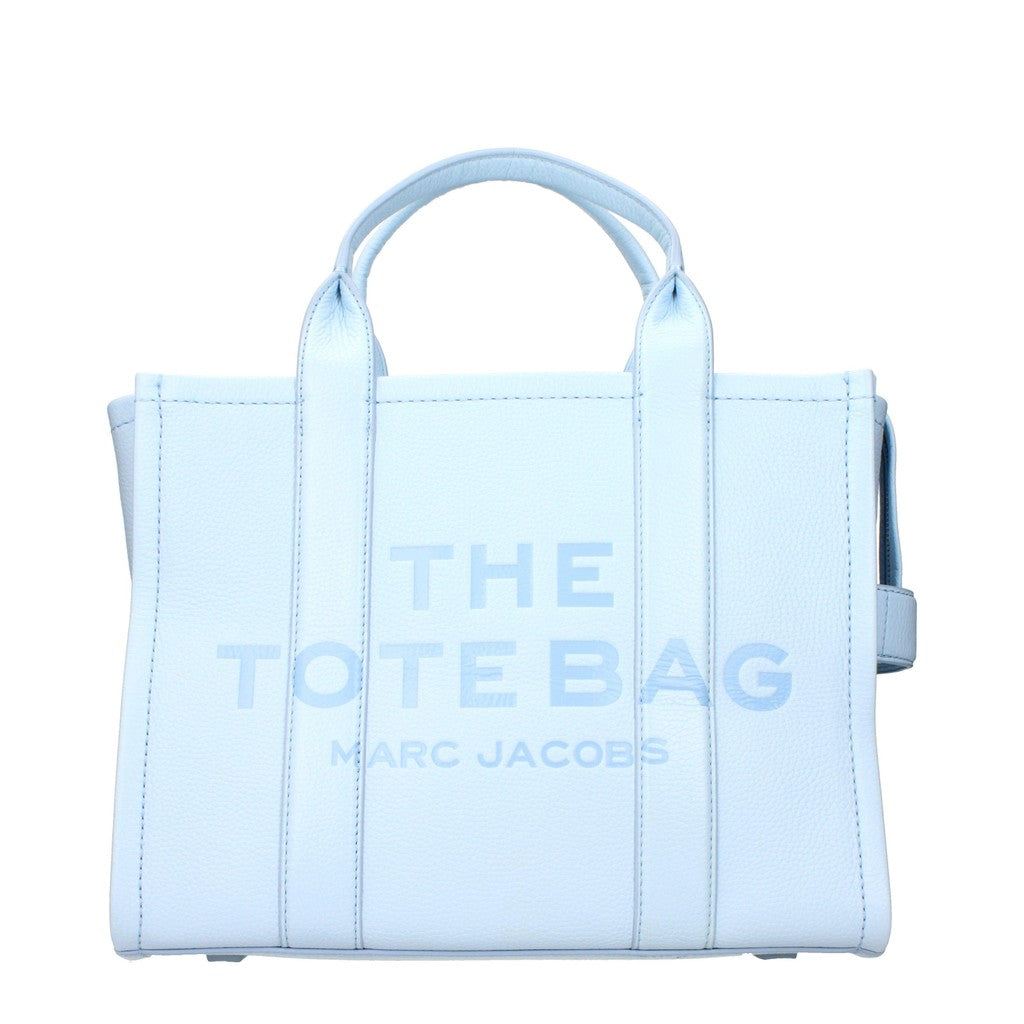Marc Jacobs The Tote Shopper van leer – Lichtblauw