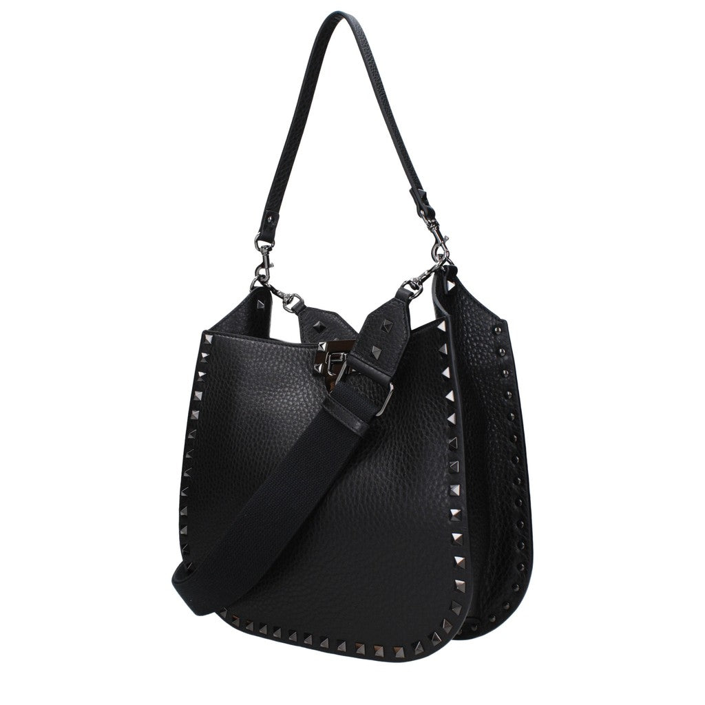 Valentino Garavani Rockstud Schoudertas – Zwart