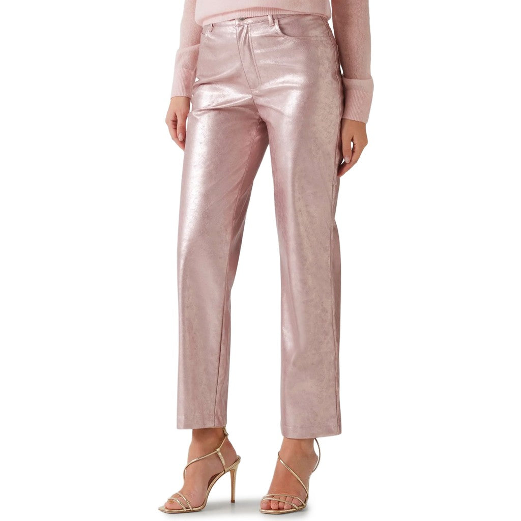 Guess Broek met vijf zakken en logo – Oudroze