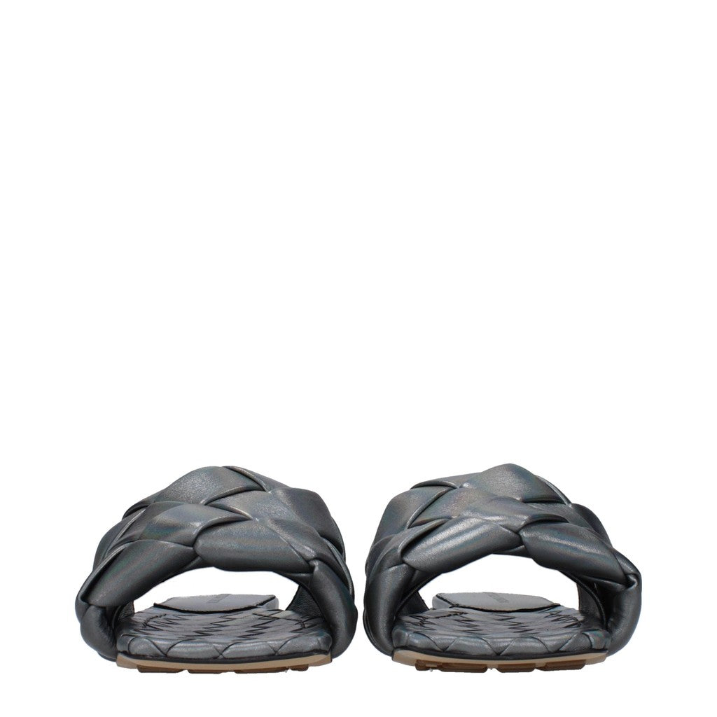 Bottega Veneta Sandalen met open neus – Zilver
