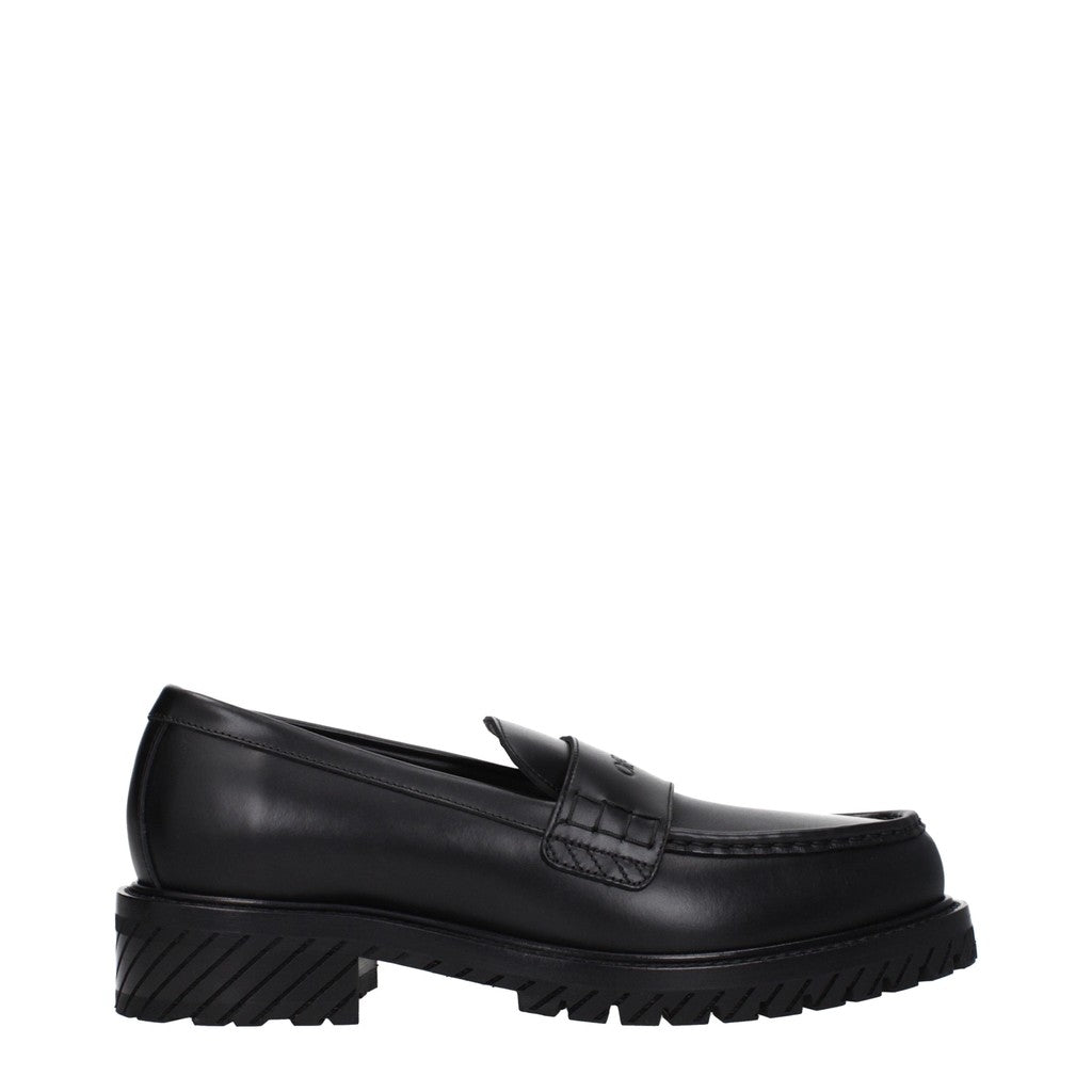 Off-White Military Loafers – Zwart