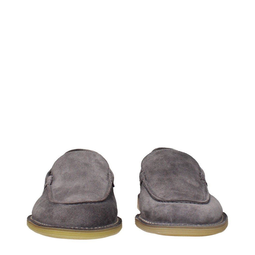 Dolce & Gabbana Loafers met rubberen zool – Grijs