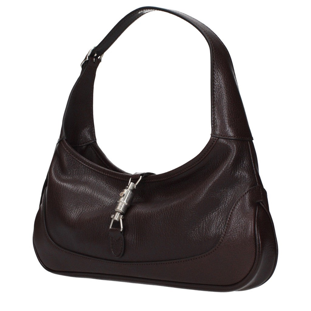 Gucci Jackie Slim Schoudertas Medium – Donkerbruin