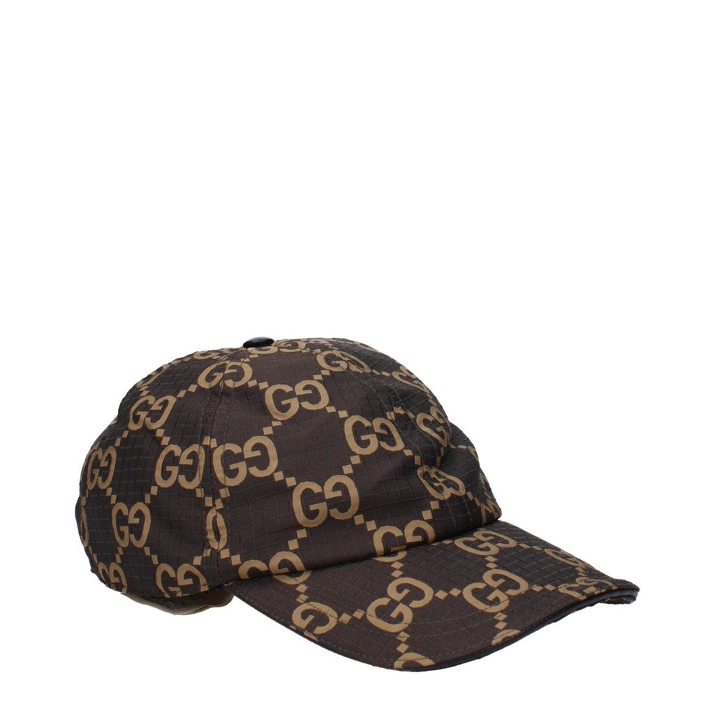 Gucci Pet van stof en leer – Bruin