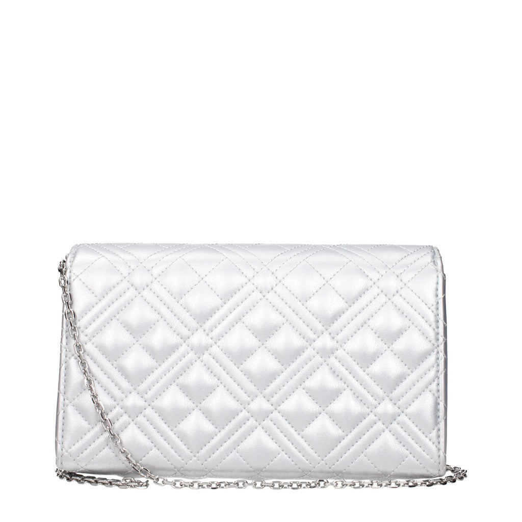 Love Moschino Crossbodytas van polyurethaan – Zilver