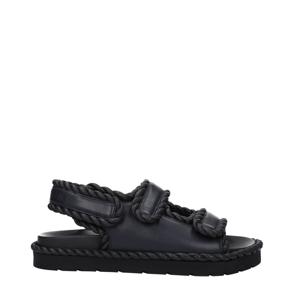 Bottega Veneta Sandalen met open neus en rubberen zool – Donkergrijs