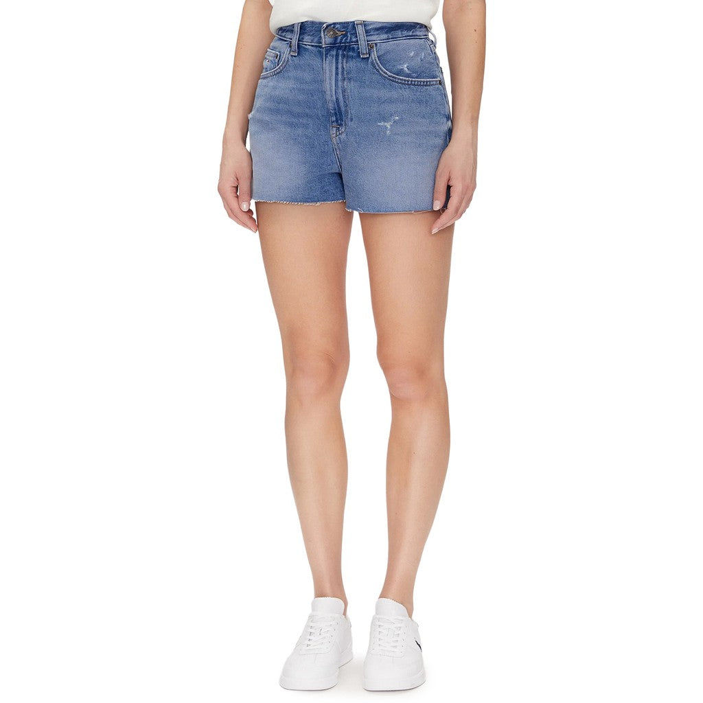 Tommy Jeans Denim hotpants – Lichtblauw