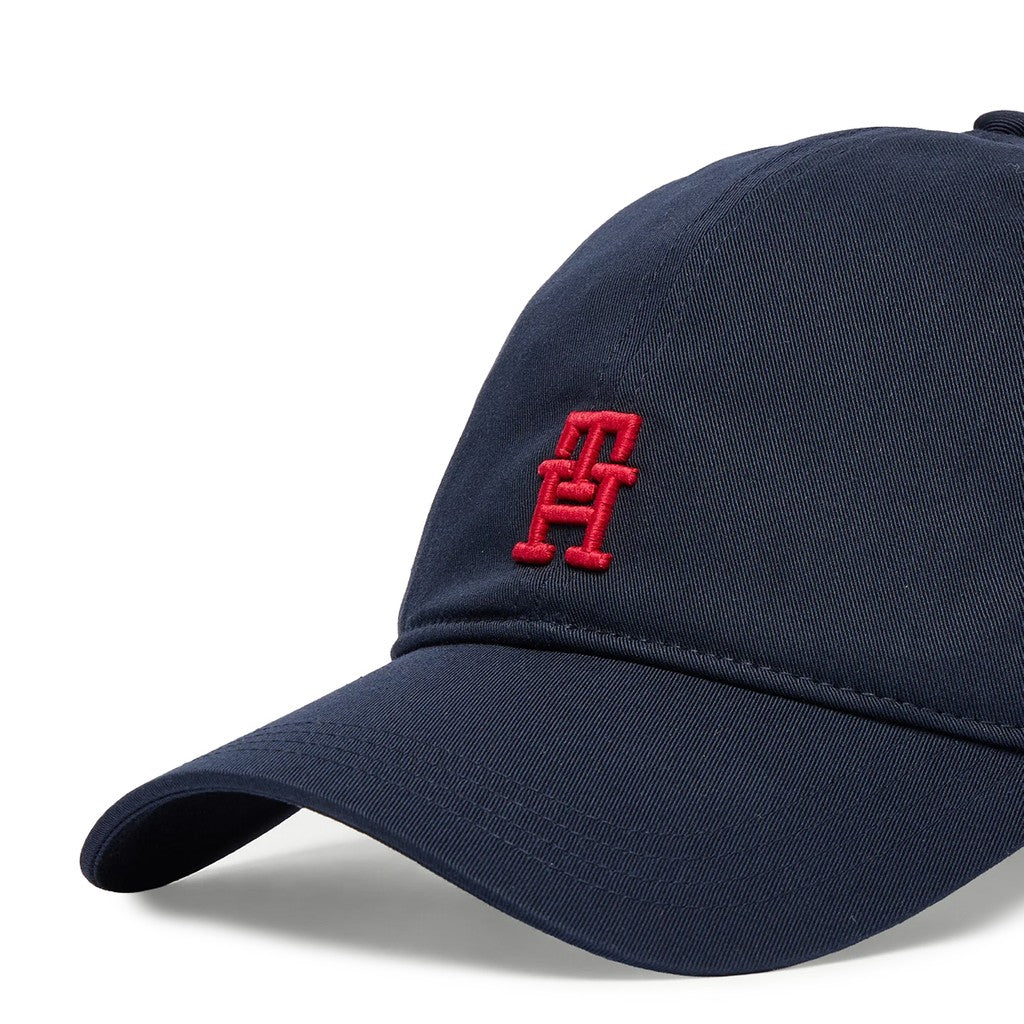 Tommy Hilfiger Baseballpet met geborduurd logo – Blauw