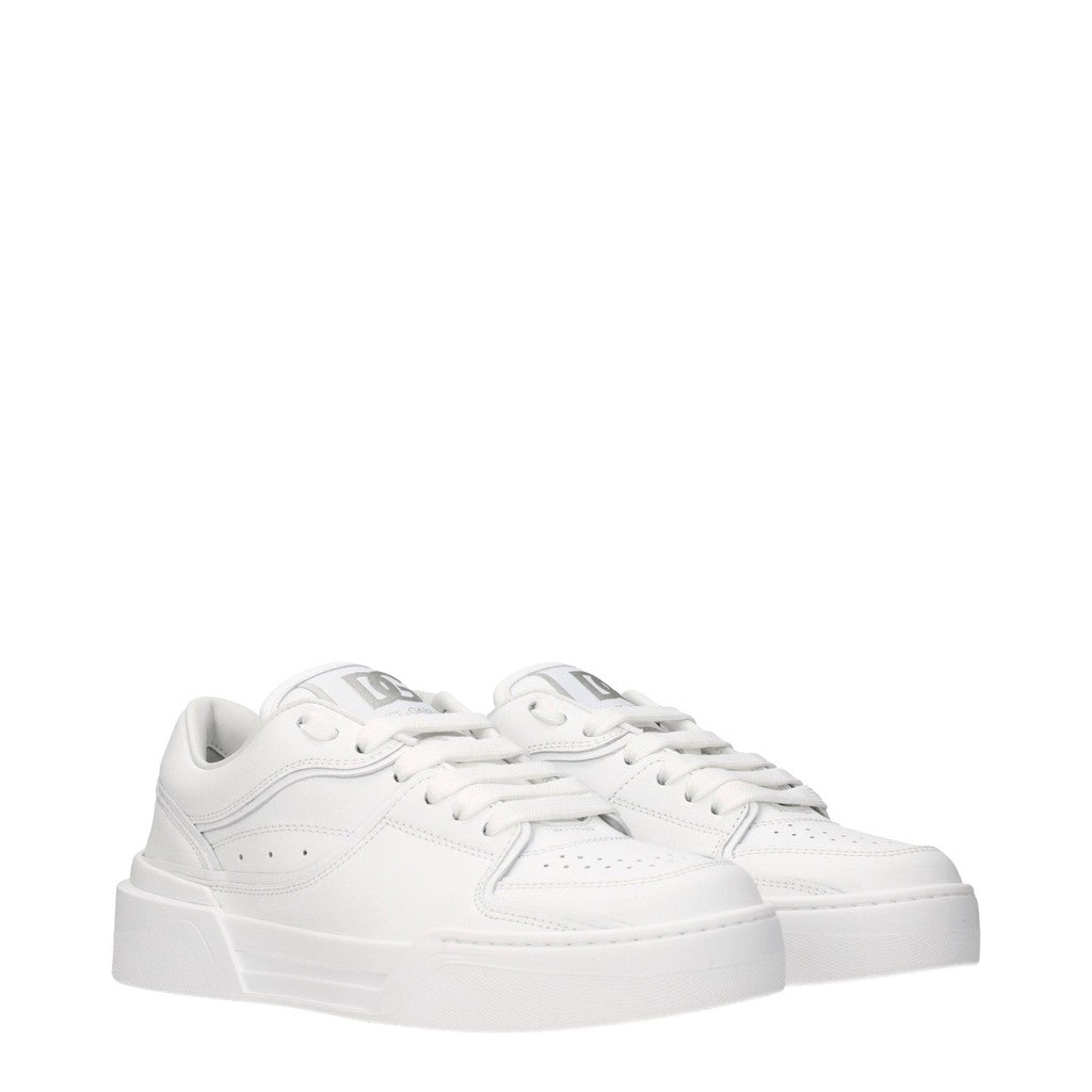 Dolce & Gabbana Leren sneakers – Wit