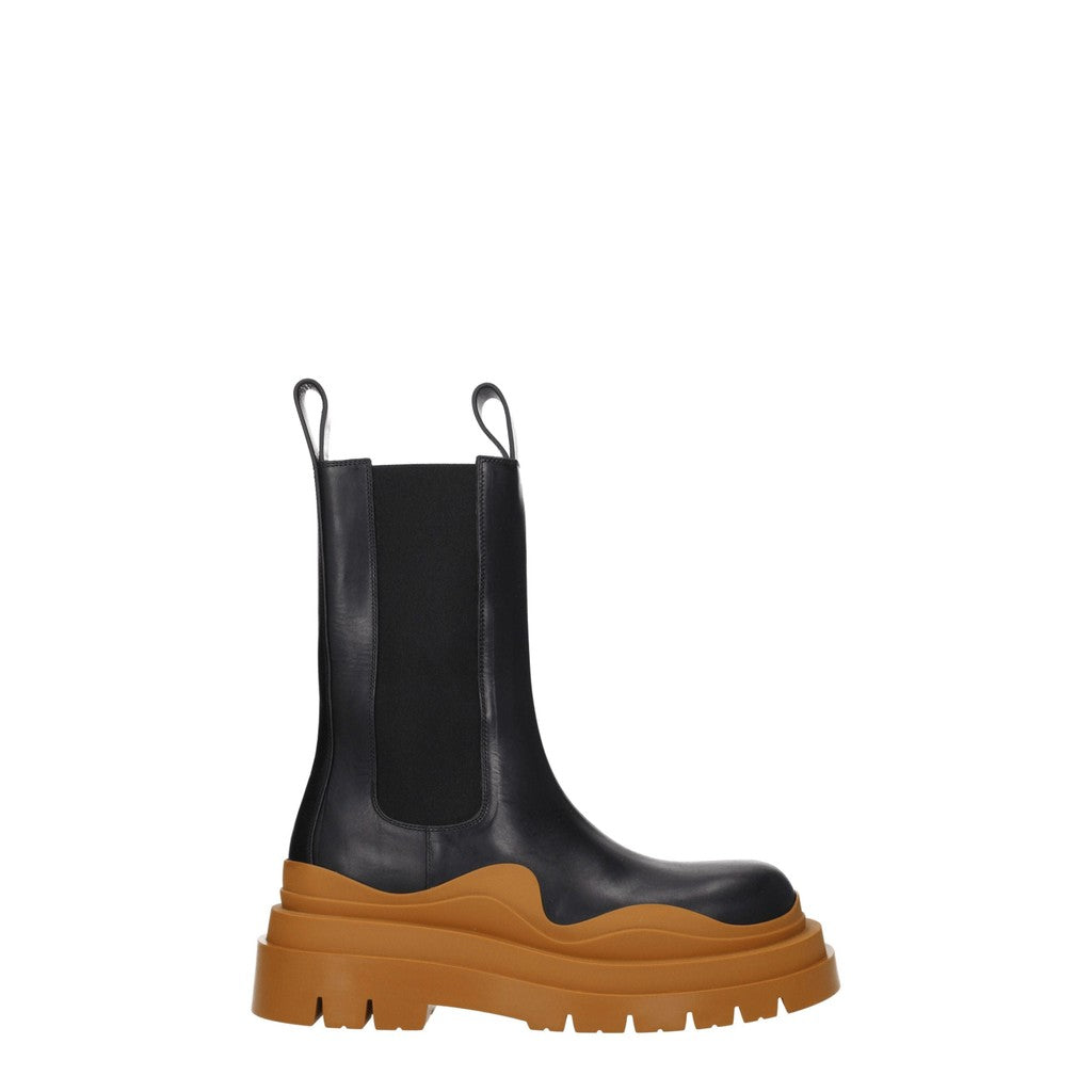 Bottega Veneta Leren boots met hak – Zwart / Bruin