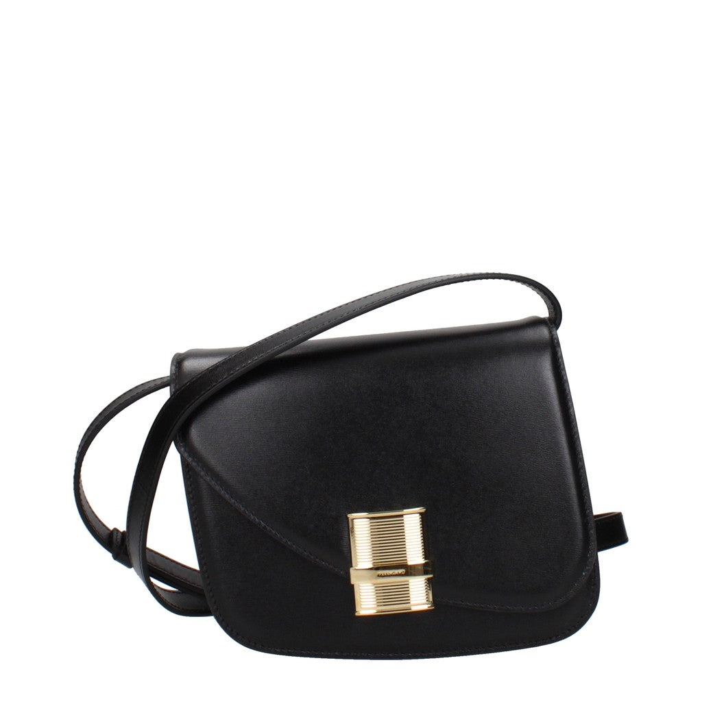 Salvatore Ferragamo Fiamma Crossbodytas – Zwart