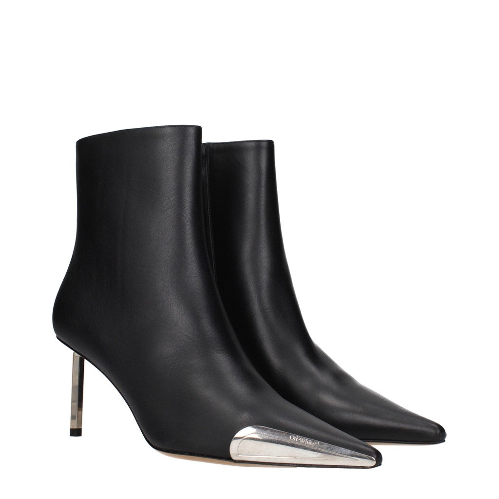 Off-White Enkellaarzen – Zwart