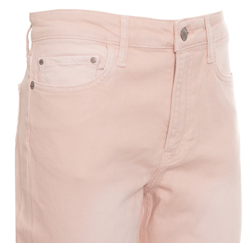 GUESS Broek met vier zakken en logo – Zand