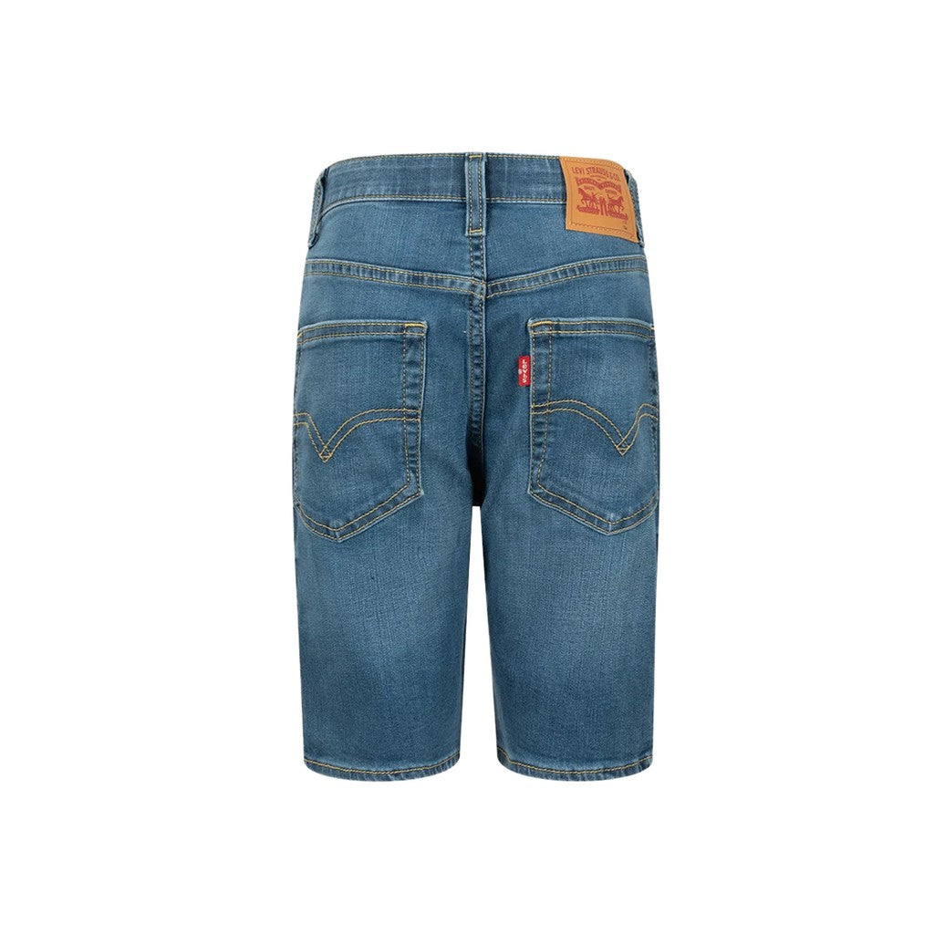 Levi's Kids Jeans bermuda met zakken en logo – Middenblauw