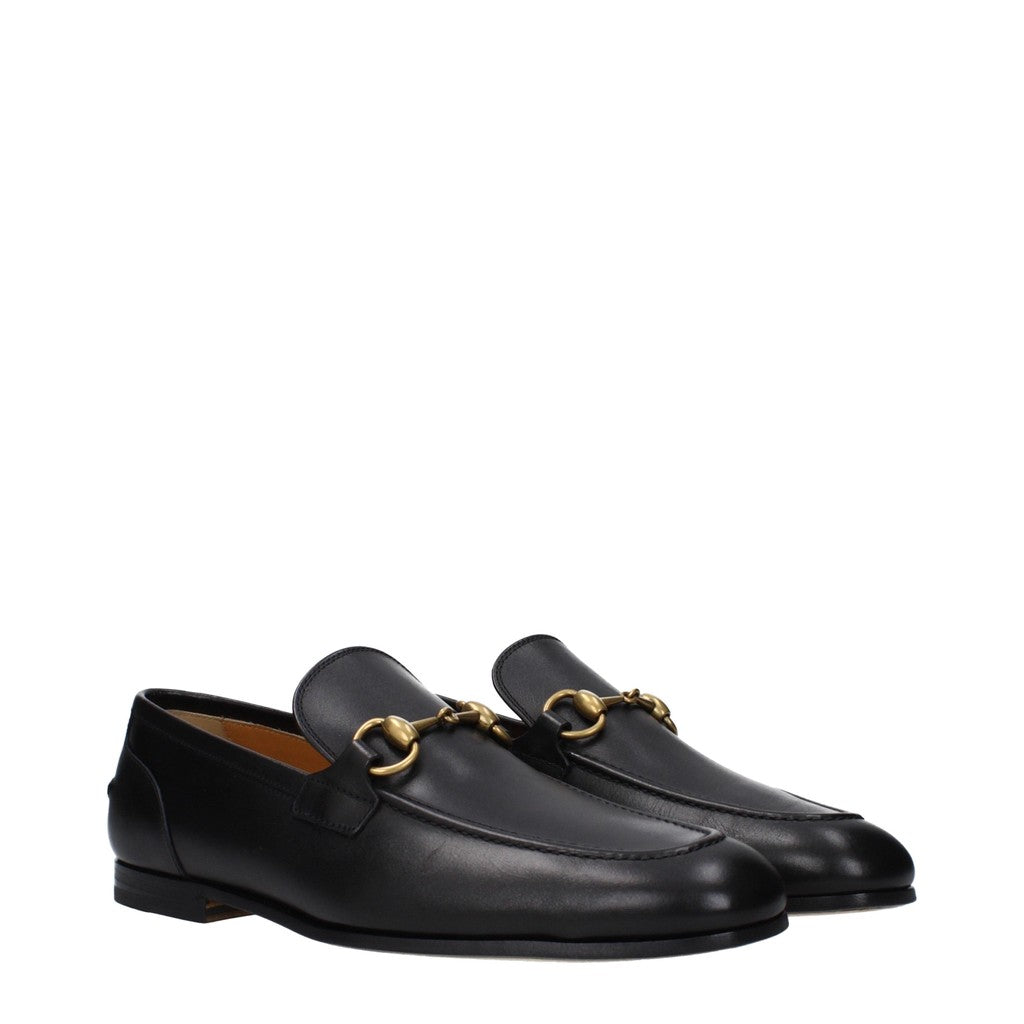 Gucci Herenloafers met leren zool – Zwart