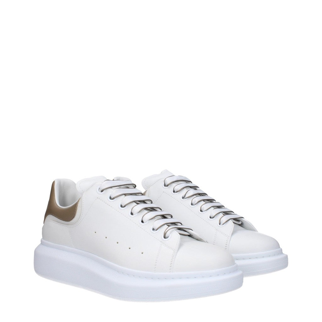 Alexander McQueen Oversized Sneakers met hak en rubberen zool – Wit