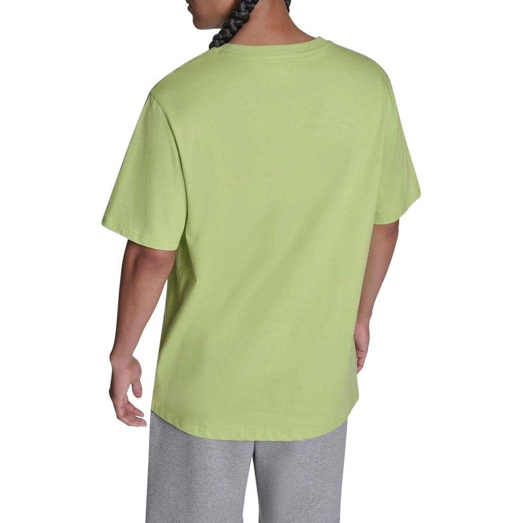 Converse T-shirt met ronde hals en bedrukt logo – Groen