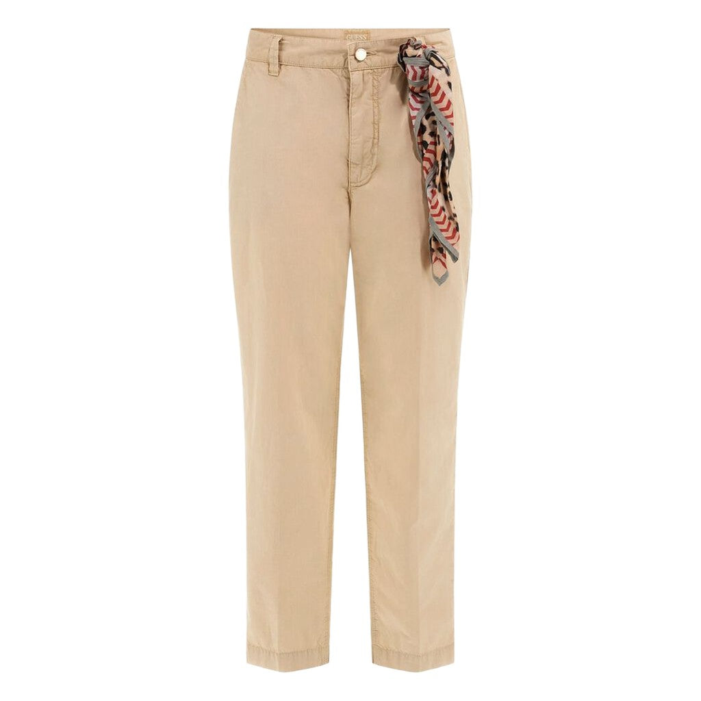 Guess Broek met paspelzakken – Beige