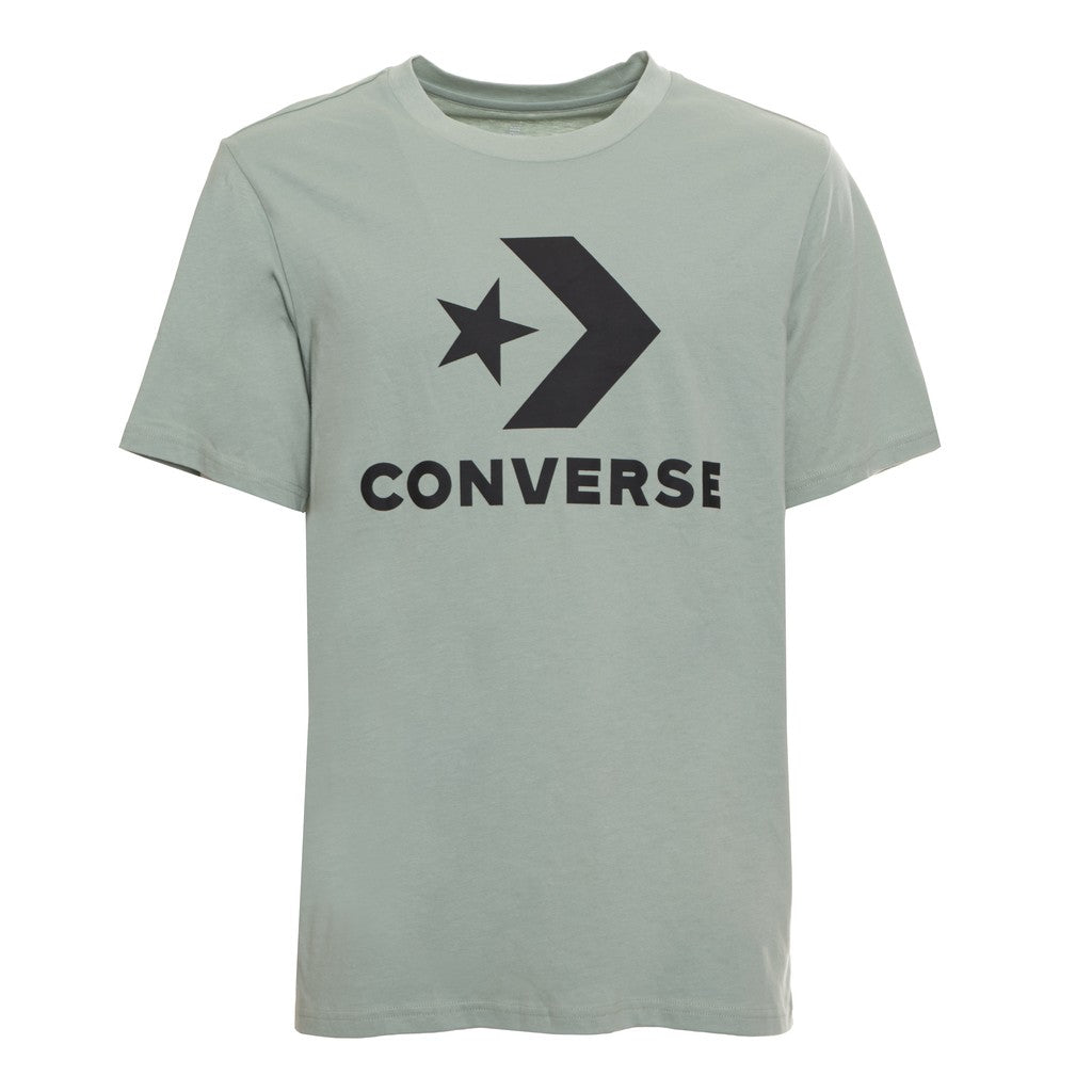 Converse T-shirt met print en bedrukt logo – Groen