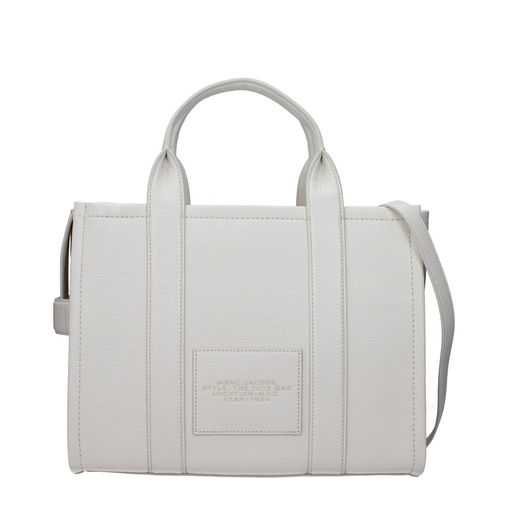 Marc Jacobs The Tote Shopper van leer – Wit