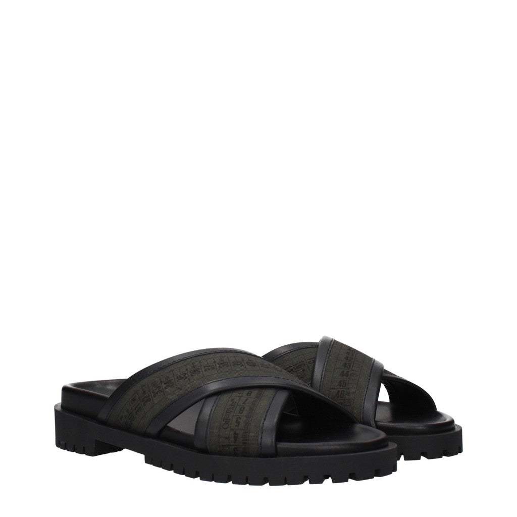 Off-White Sandalen – Groen