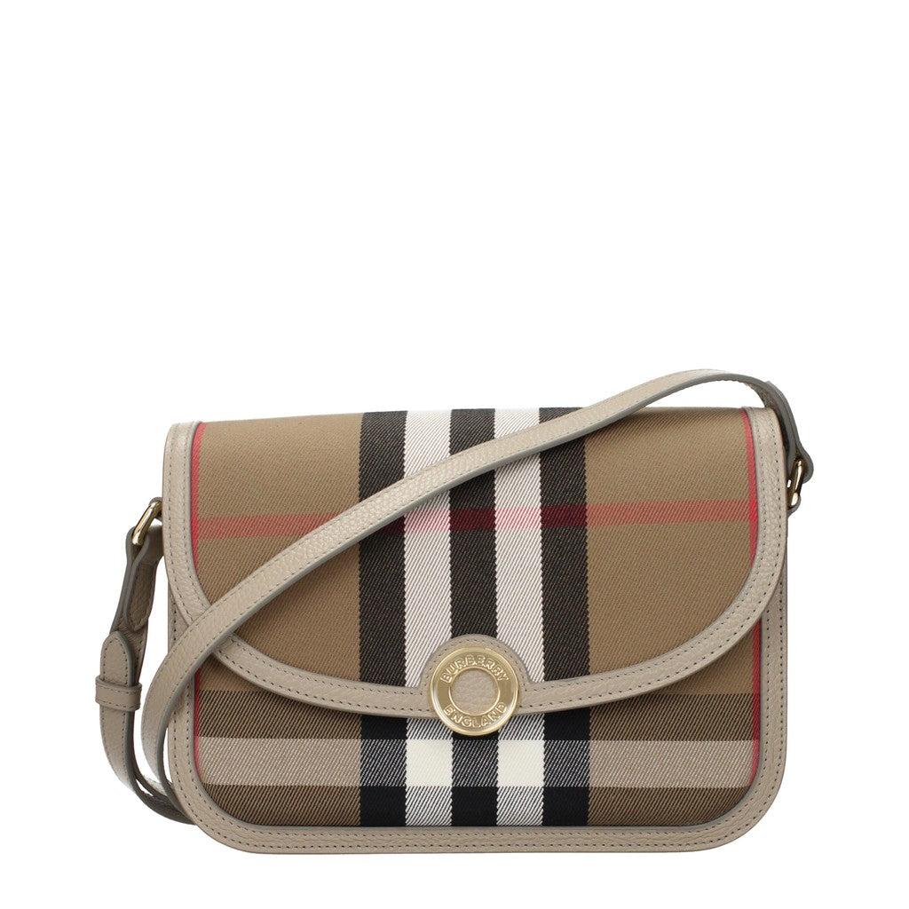 Burberry Check Crossbodytas Dames – Beige