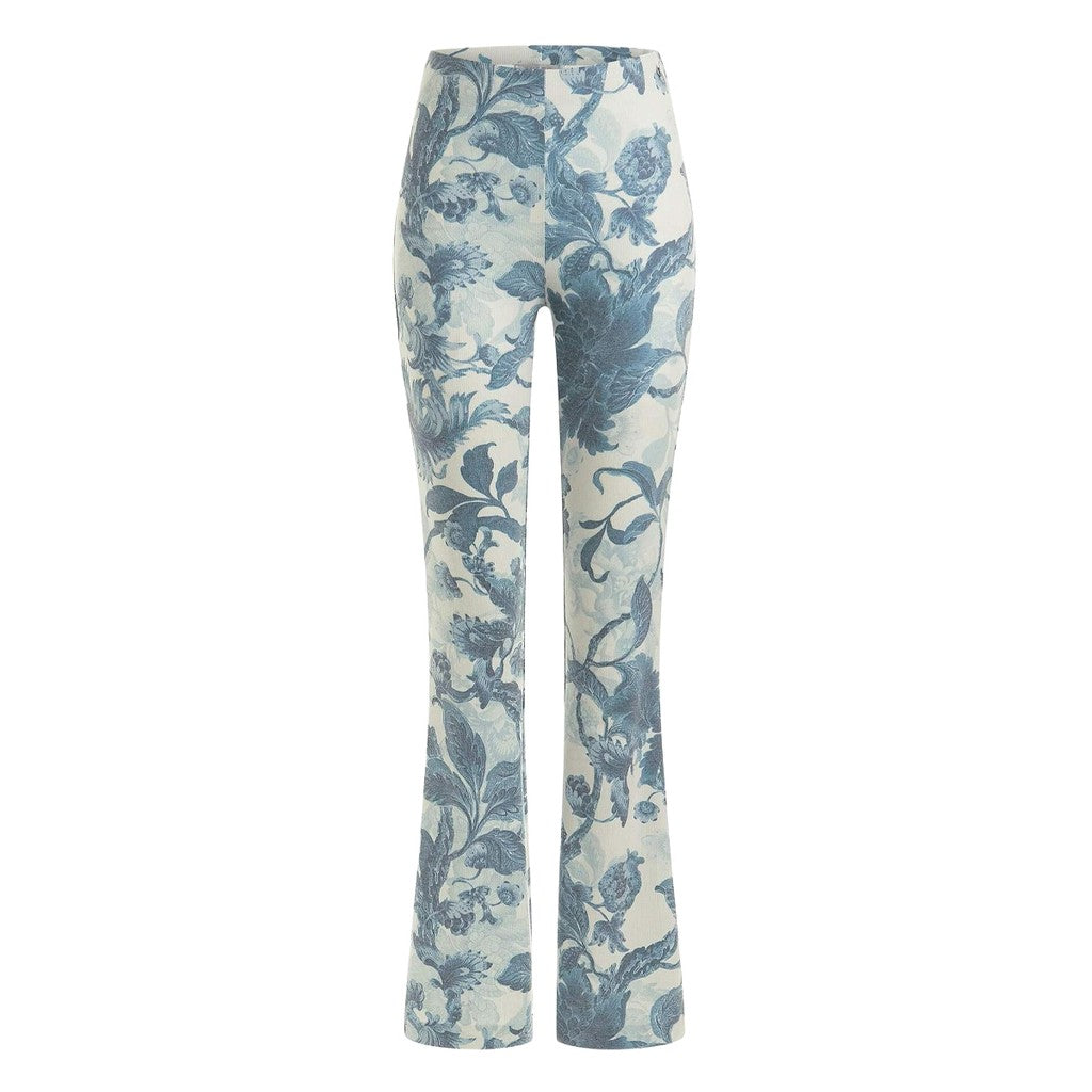 Guess Broek met logo – Blauw / Wit