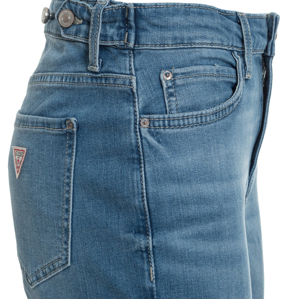 Guess Jeans met logo en vijf zakken – Lichtblauw