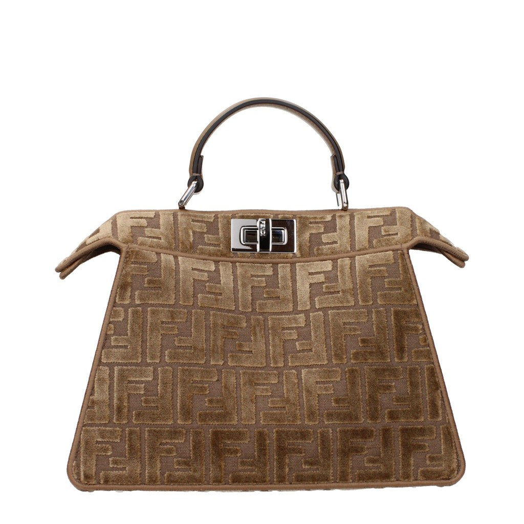 Fendi Peekaboo ISeeU Handtas Small – Bruin
