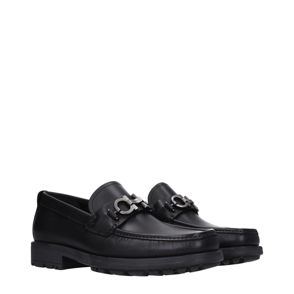 Salvatore Ferragamo David Loafers – Zwart