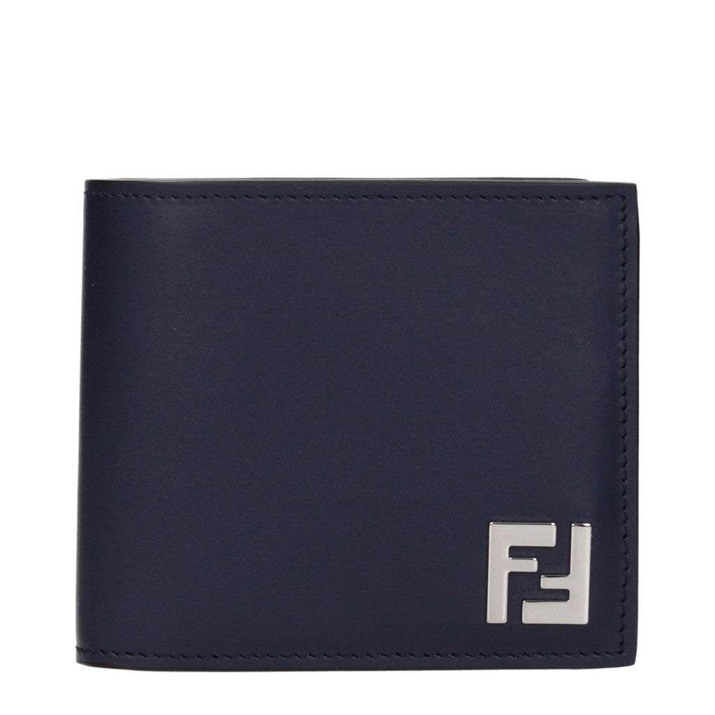 Fendi Portemonnee met acht kaartvakken en vier vakken – Blauw