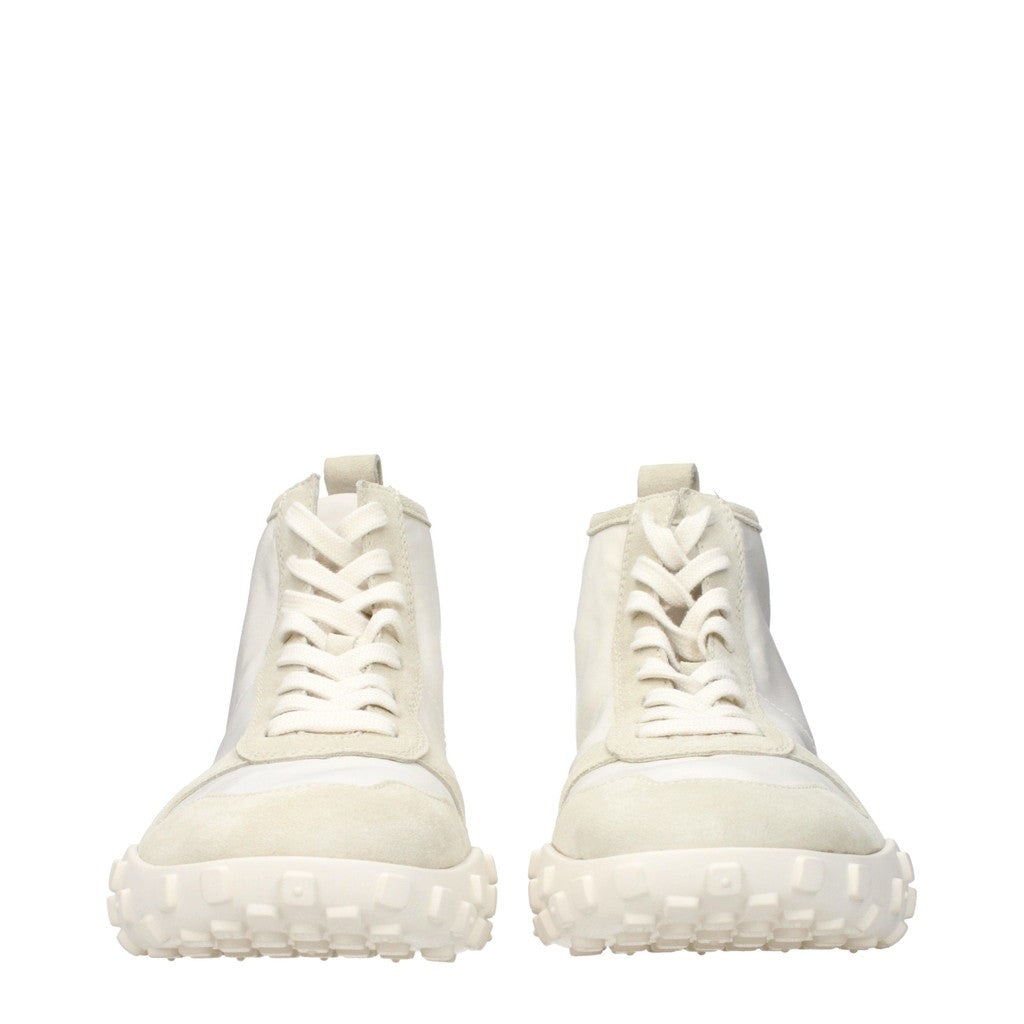 Jil Sander Sneakers van stof, suède en leer – Wit / Beige