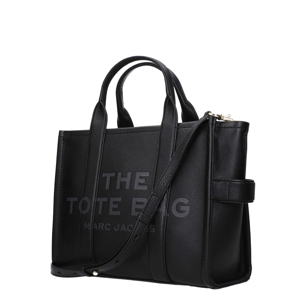Marc Jacobs The Tote Shopper van leer – Zwart