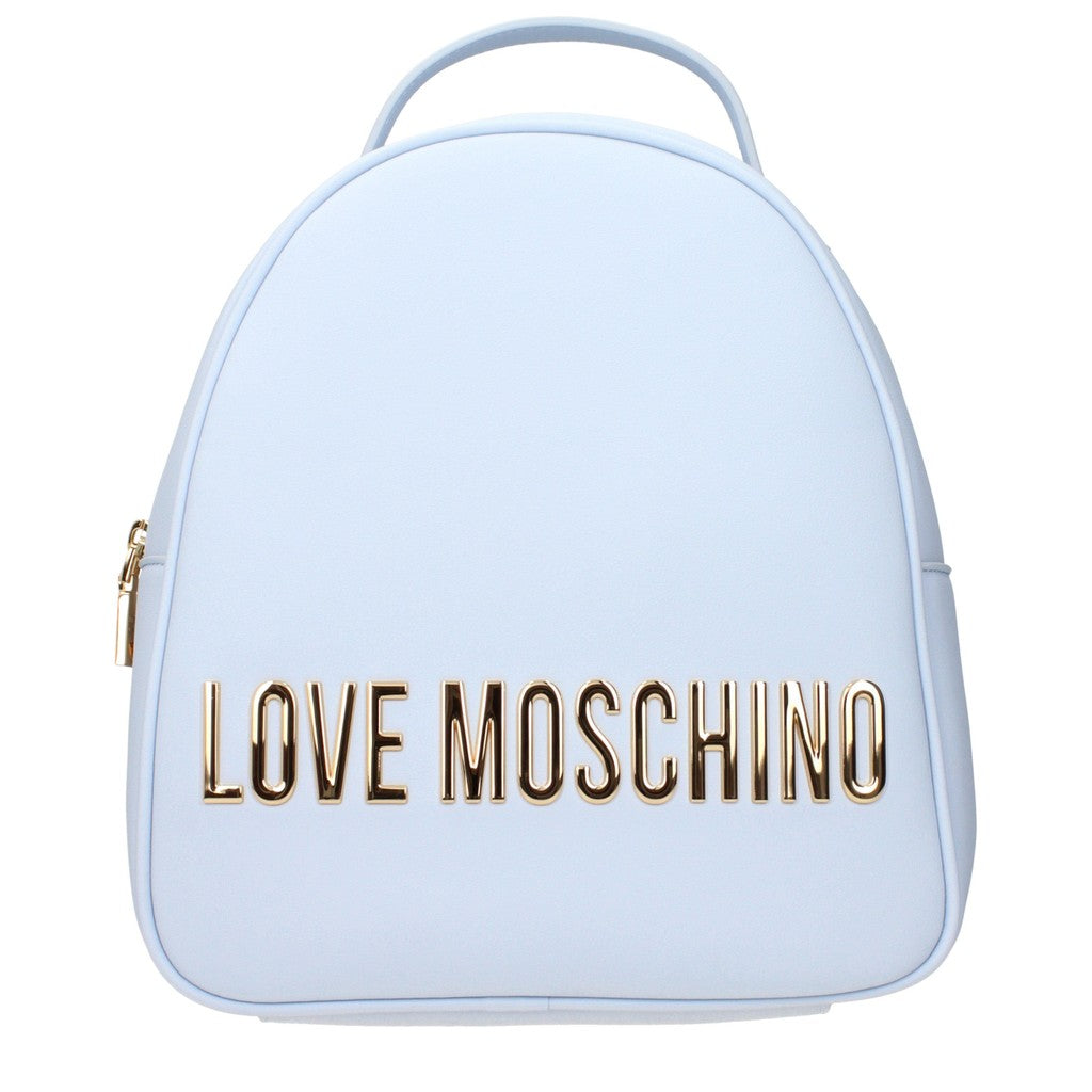 Love Moschino Compacte rugzak – Lichtblauw
