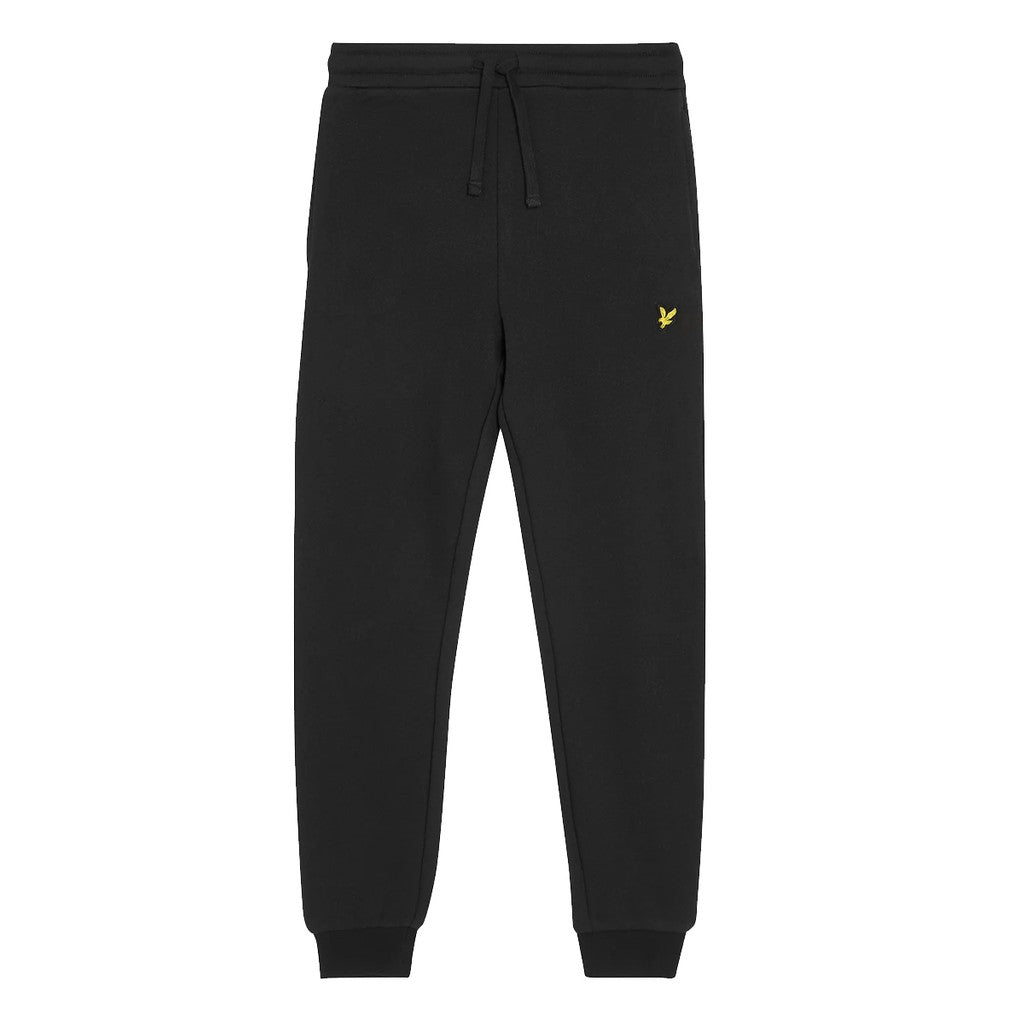 Lyle & Scott Kids Joggingbroek met trekkoord en logo – Zwart