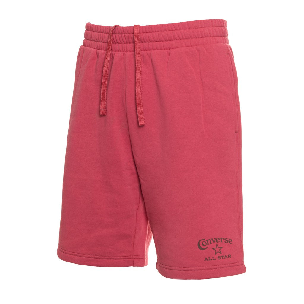 Converse Bermuda short met trekkoord en logo – Rood