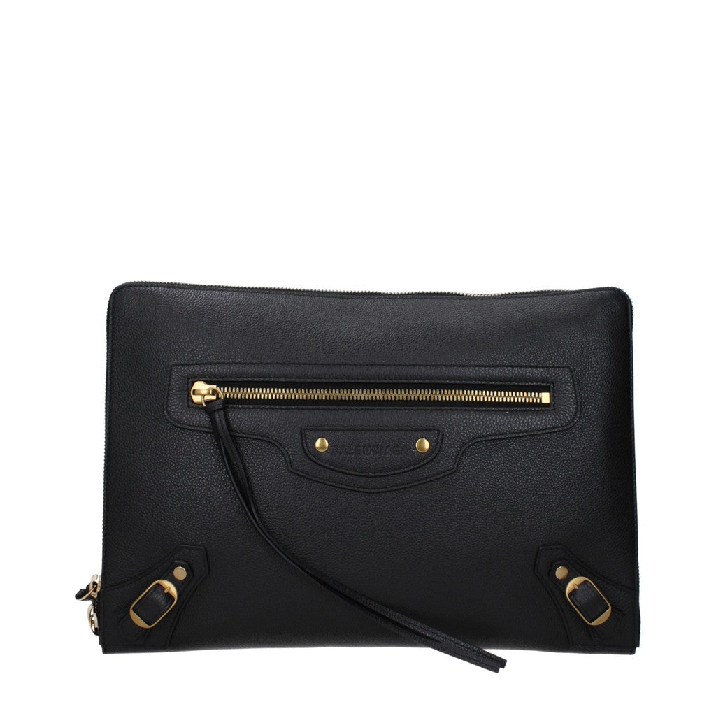 Balenciaga Slanke clutch – Zwart