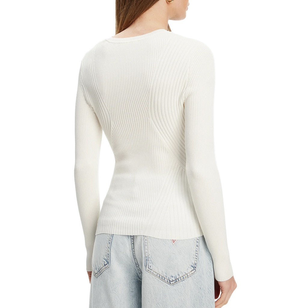 Guess Trui met ronde hals – Wit